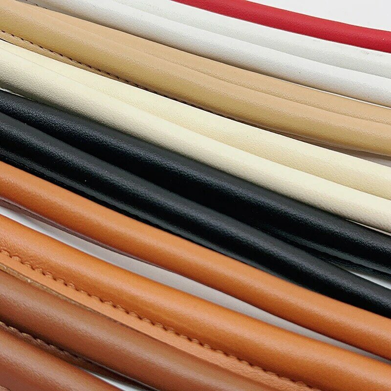 1Pair 42cm PU Leather Handbag Handle shoulder Bag Strap Detachable DIY Replacement Handles For Handbag Belts Bag Accessories