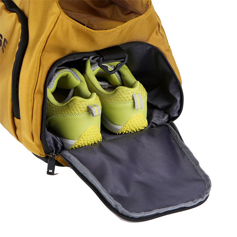 Moda Lekka męska damska torba na ramię Duża pojemność Fitness Gym Bag Z kieszenią na buty Męska torba podróżna na bagaż podręczny