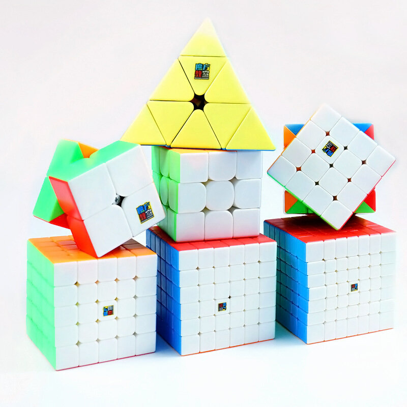 سلسلة Moyu Meilong المكعب السحري ، MFJS على شكل خاص ، Meilong 2x2 ، 3x3 ، 4x4 ، 5x5 لغز ، ألعاب أطفال هدية ، pyrminx Skewb