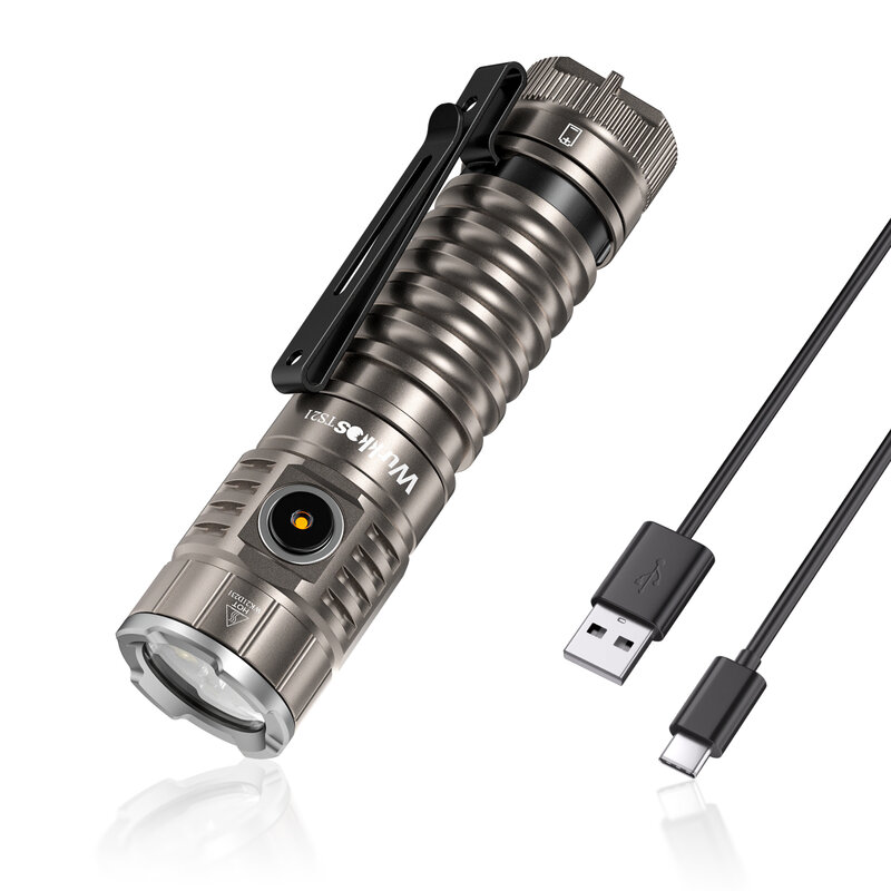 Wurkkos TS21 Rechargeable Flashlight 3500LM EDC Torch 3* SST20 Emitter Anduril 2.0 (Limited Supply）