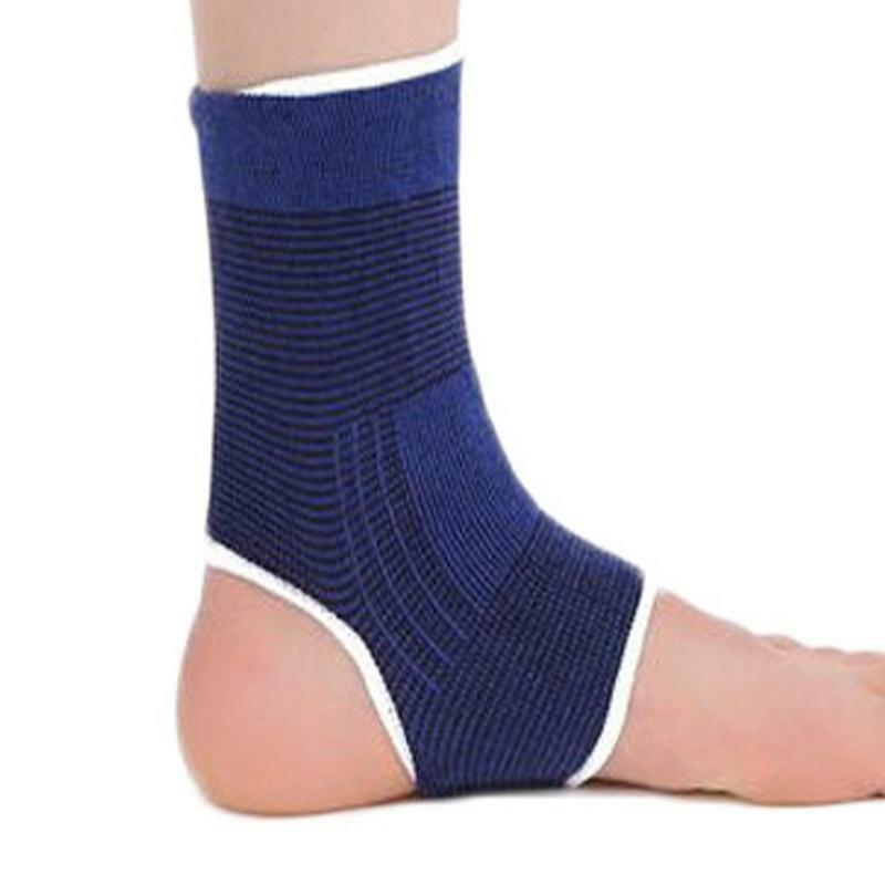 Apoio macio do tornozelo para o gym, cinta elástica do tornozelo, apoio para correr, esportes, aptidão, 1 pair