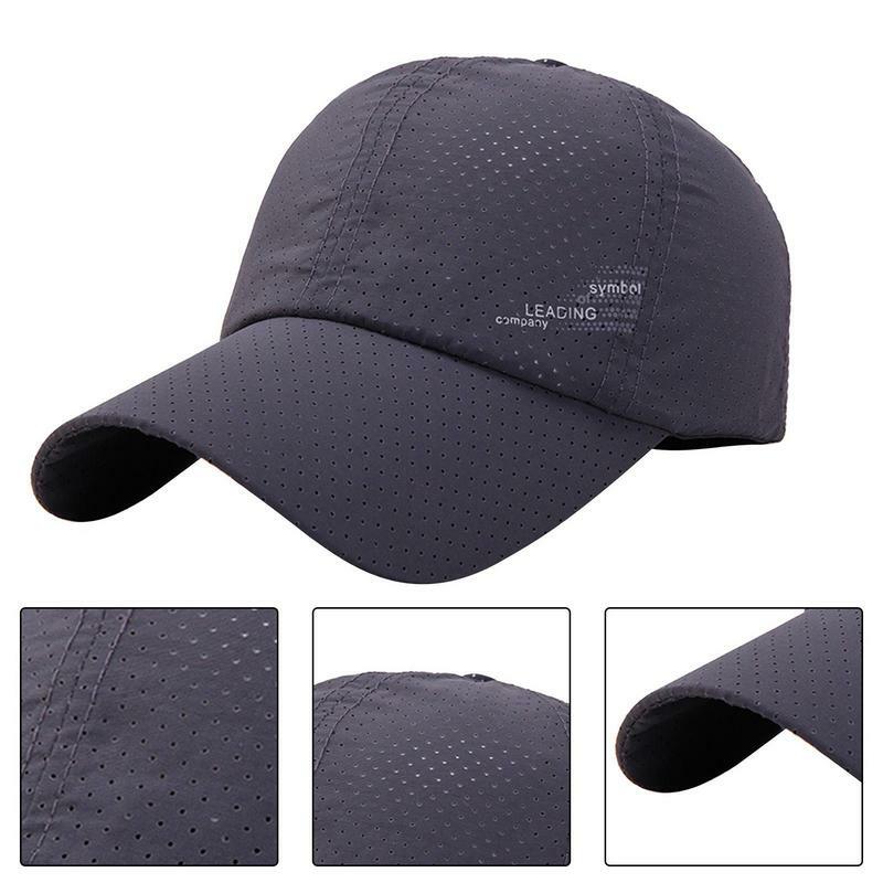 Sunglasses Baseball Hats Quick Drying Mesh Hat Adjustable Size Breathable Travel Casual Summer Cotton Hat For Adults