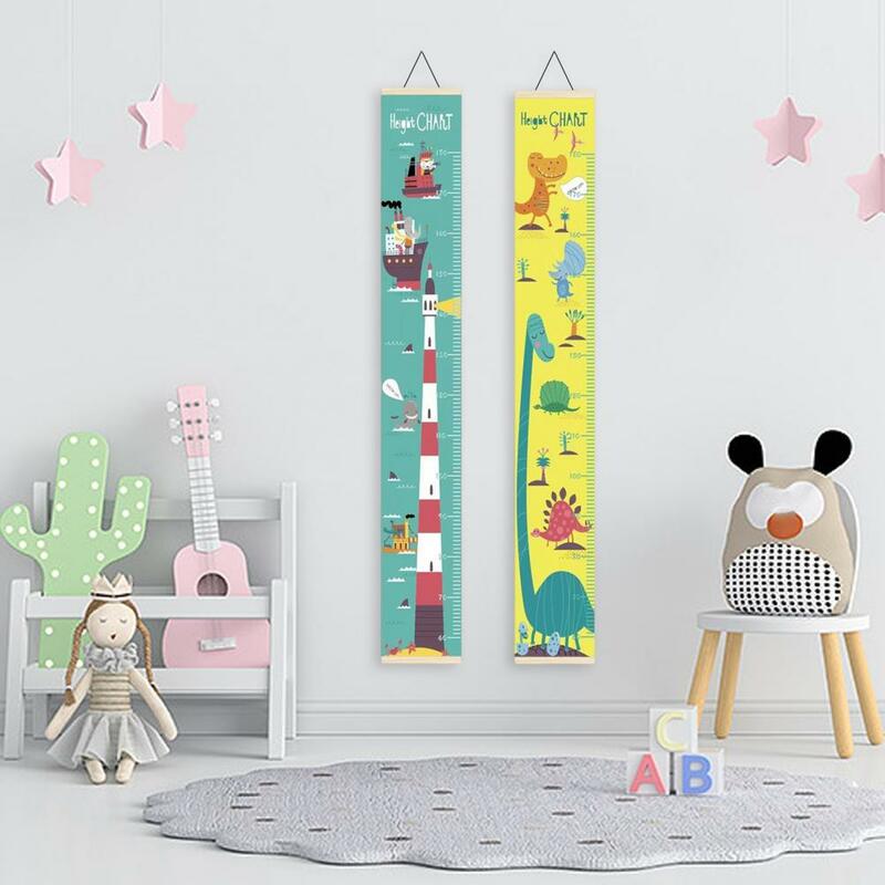 Tabla de crecimiento de altura reutilizable, tabla de altura delicada para niños, decoración de pared para guardería, marcador de altura, regla de altura