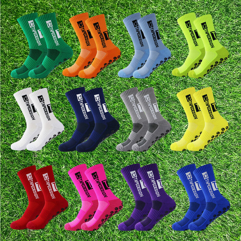 Skarpety piłkarskie antypoślizgowe skarpety piłkarskie bawełniane oddychające sportowe skarpety rowerowe antypoślizgowe 38-45