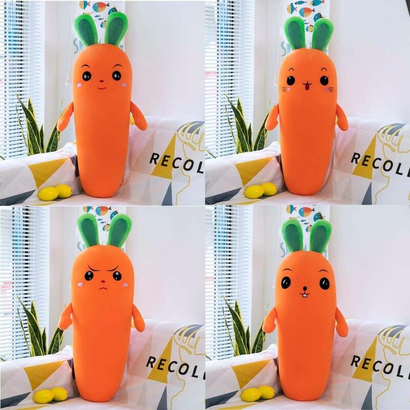 Pillow Vegetable Plush Plush Pillow Funny Plushie Long Carrot Plush Doll Carrot Stuffed Toy Carrot Plush Toy Stuffed Doll