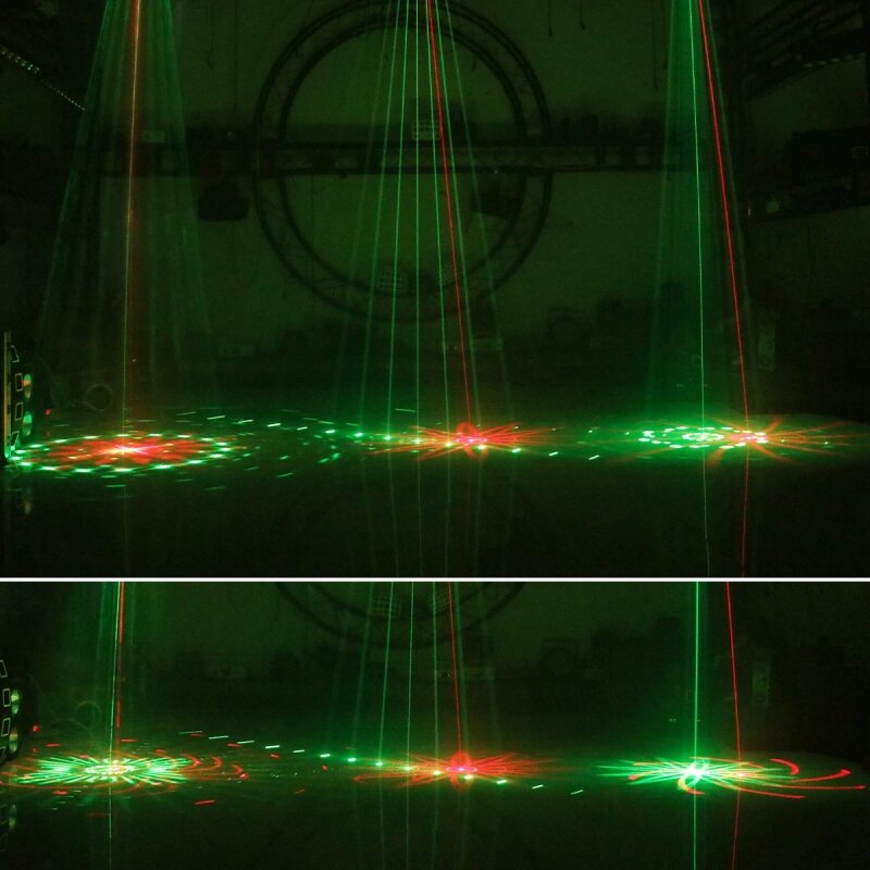 DJ Party Lichter Disco Bühnen lichter LED Fernbedienung Magic Ball Wasserwelle Strobe Muster Projektor Ktv Bar Hochzeits fest