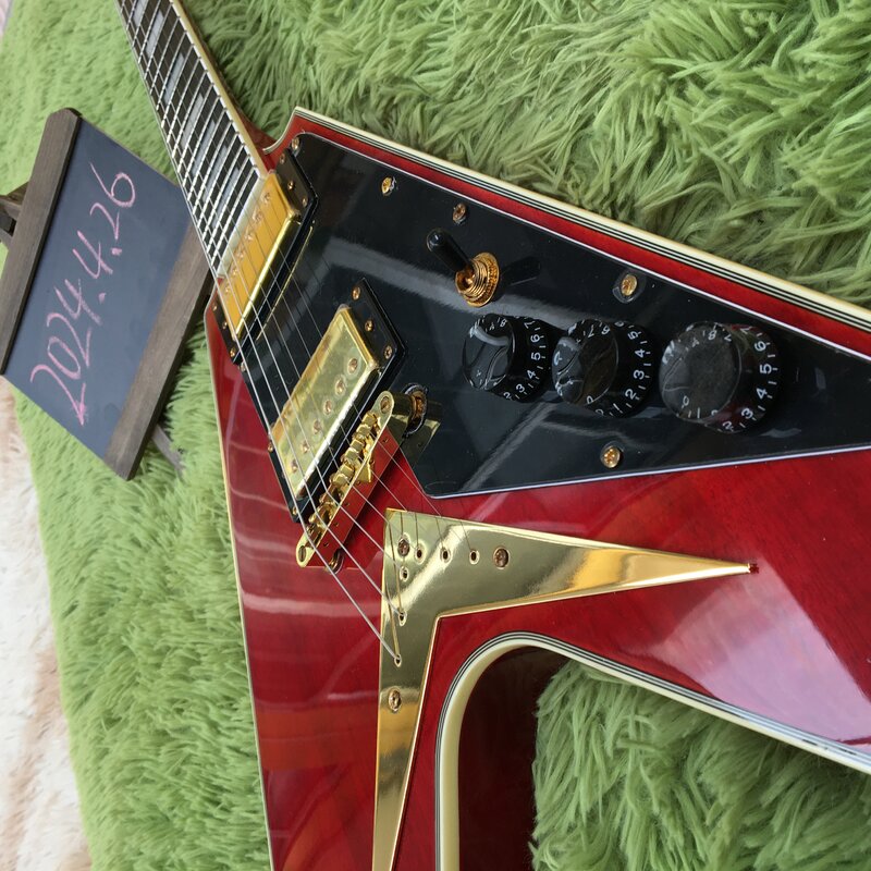 Gratis Verzending 6 Snaren Trd Elektrische Gitaar Gouden Hardware Gitaar Gitaar In Voorraad Direct Bestellen Gitaren Guitarra