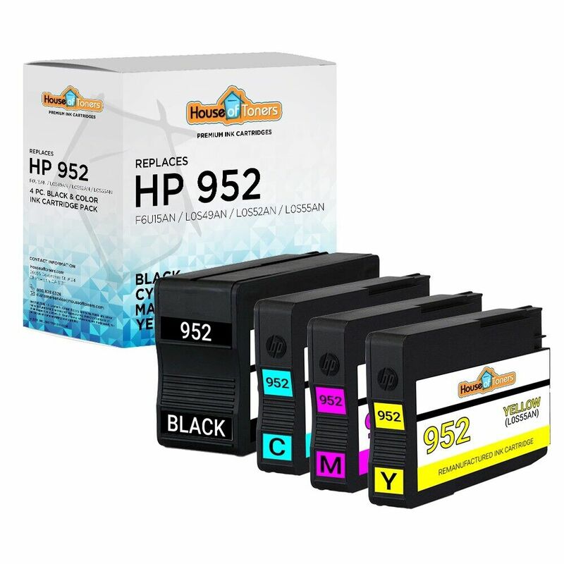 4pk запасные чернила для HP 952 для Officejet Pro 8717 8718 8720 8724 8725 8726