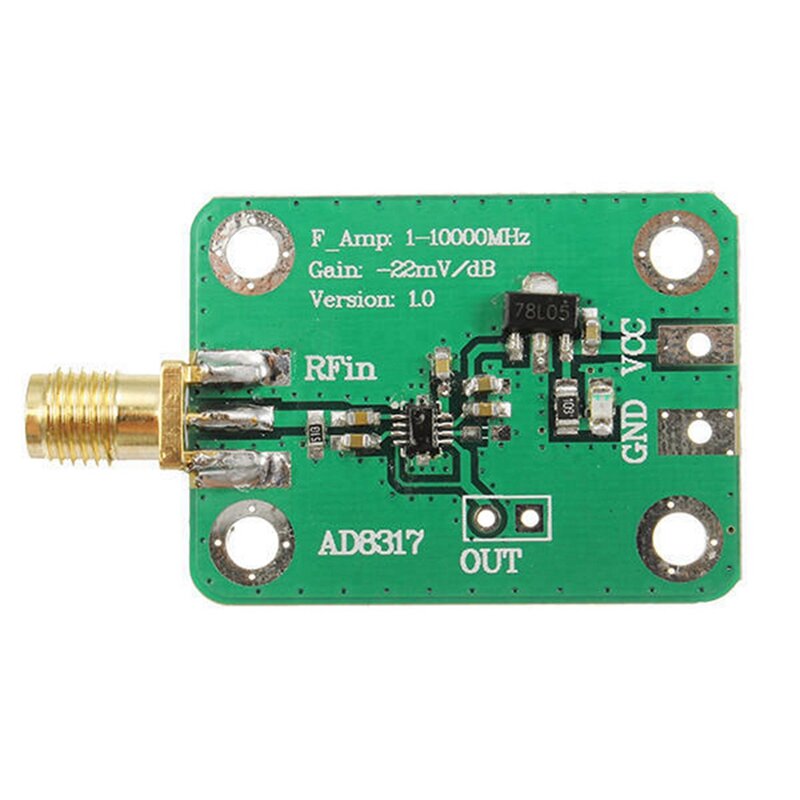 3X AD8317 rilevatore logaritmico ad alta velocità rilevatore di tronchi RF segnale RF Log Output misuratore di potenza 1M-10000Mhz Controller