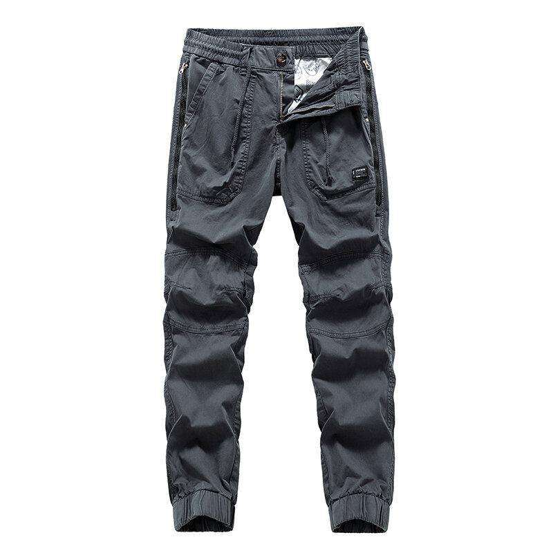 Jaysce-メンズ耐摩耗性登山パンツ、ストリートファッションカーゴパンツ、屋外作業服