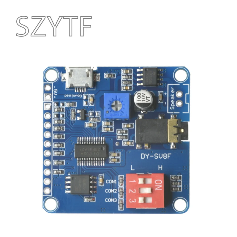 Voice Playback Module MP3 Music Player UART I/O Trigger Amplifier Board DY-SV17F DY-SV5W DY-SV8F DY-HV20T DY-HV8F For Arduino