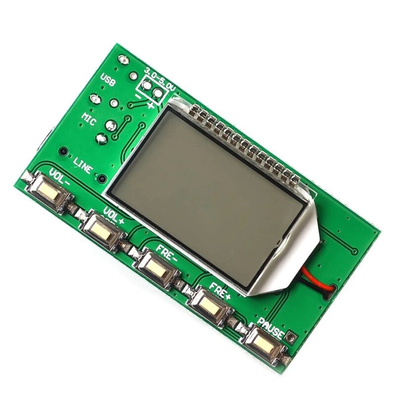 Multifunctionele Fm-Zender Module Display Draadloze Microfoon Module