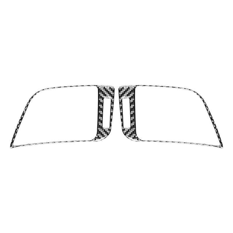 Salida de ventilación lateral para salpicadero de coche, accesorio decorativo de fibra de carbono, izquierda y derecha, para Nissan Sentra Sylphy 2016-2019