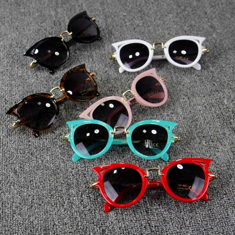 /5pcs Sonnenbrille einfarbig Sonnenbrille gir Brillen tragbare Party Reise dekoration Kinder Sonnenbrille Mode