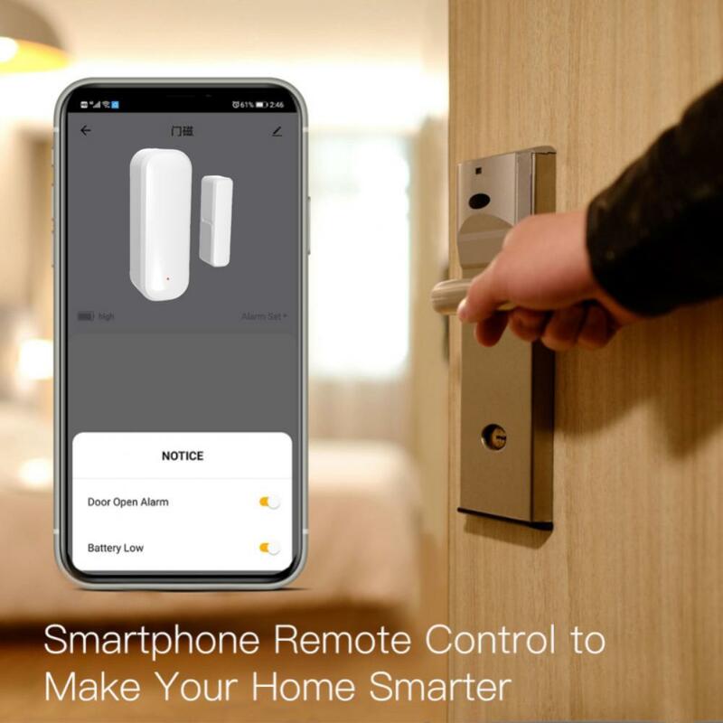 1/10PCS ZigBee Door Window Sensor Detector Tuya Smart Life App Home Security Protection Alarm System For Alexa Google Assistant