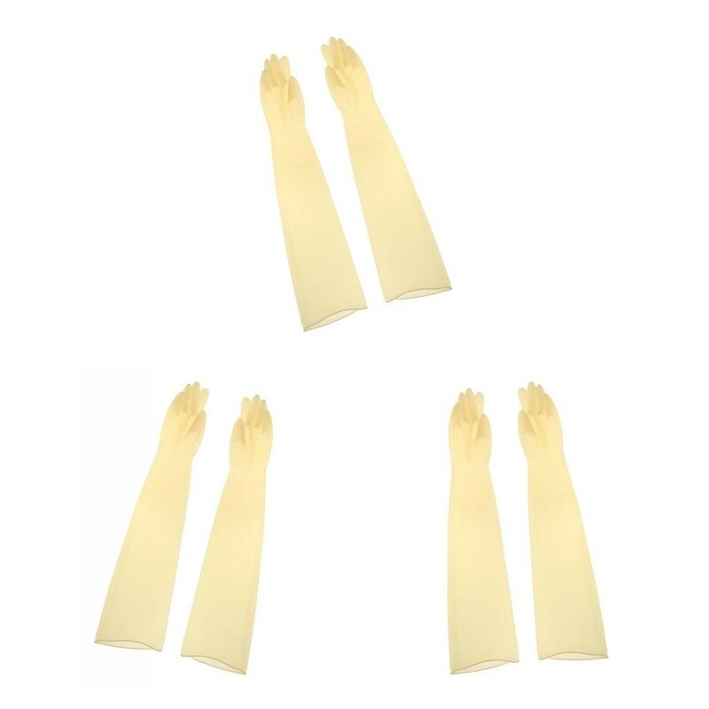 アルミ製保護手袋,黄色のハンドツール,長さ32cm,産業用ホ用,1ペア