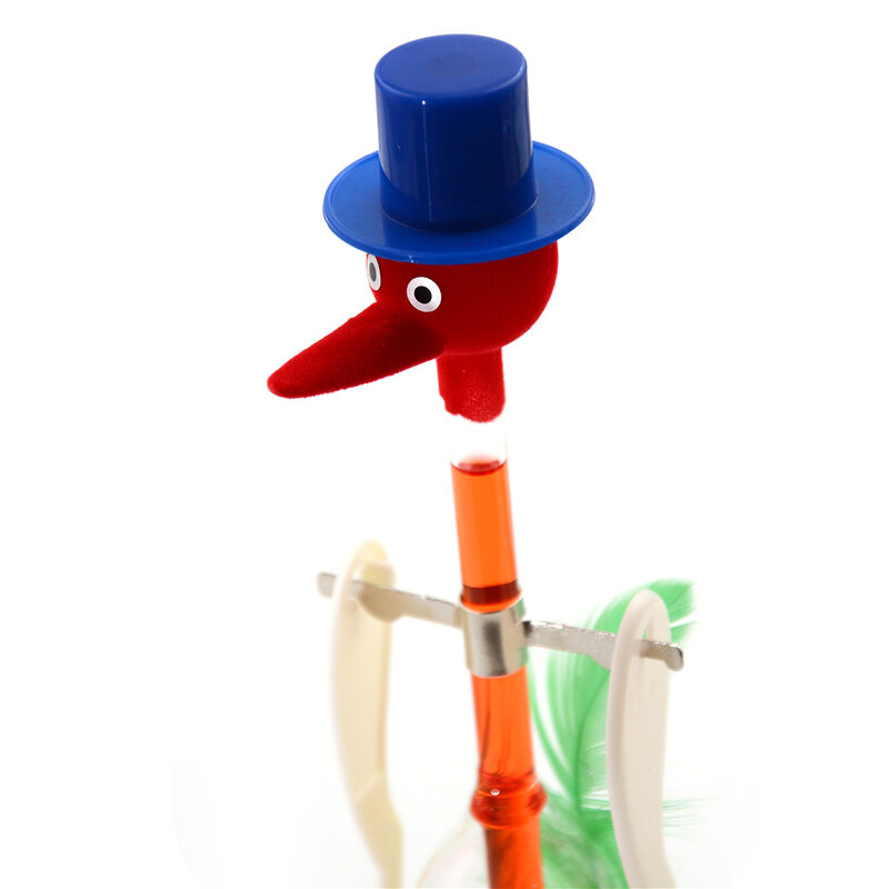 Oiseau à boire Dippy Lucky Novelty Happy Duck Bobbing Toy, Expériences physiques, Idées scientifiques, Cadeaux d'eau potable, 1PC