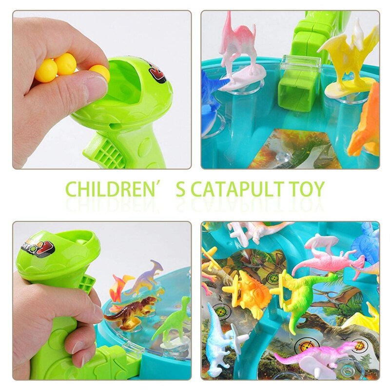 Marble Rush And Dinosaur Bounce Parent-Child Interactive Fashion Creative Party Game Board Funny Indoor Game Toy For Kid