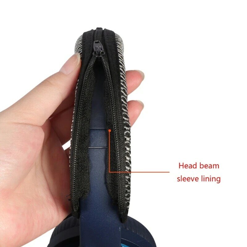 Uniwersalna osłona pałąka na głowę Ochraniacze zapobiegają zabrudzeniu Hak do osłony zestawu słuchawkowego WH-XB700 Odporna na