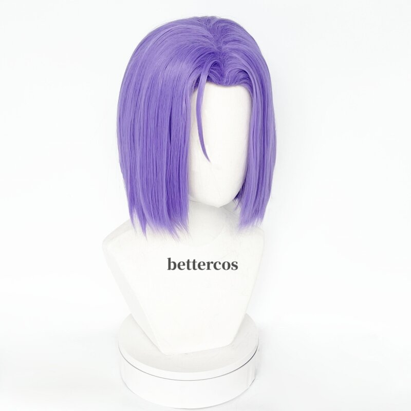 Wig Cosplay James Rocket kualitas tinggi rambut sintetik awet pendek Wig permainan peran Anime + topi Wig
