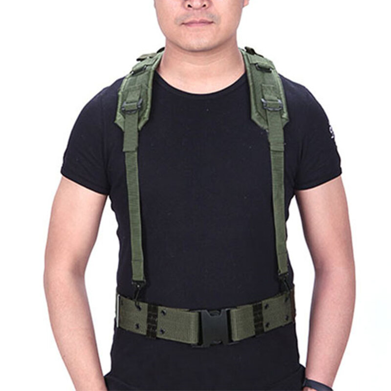 Outdoor Fans CS Tactical Belt Multipurpose Waist Y Camera Photography Weight-Bearing Shoulder Straps Chest Strap