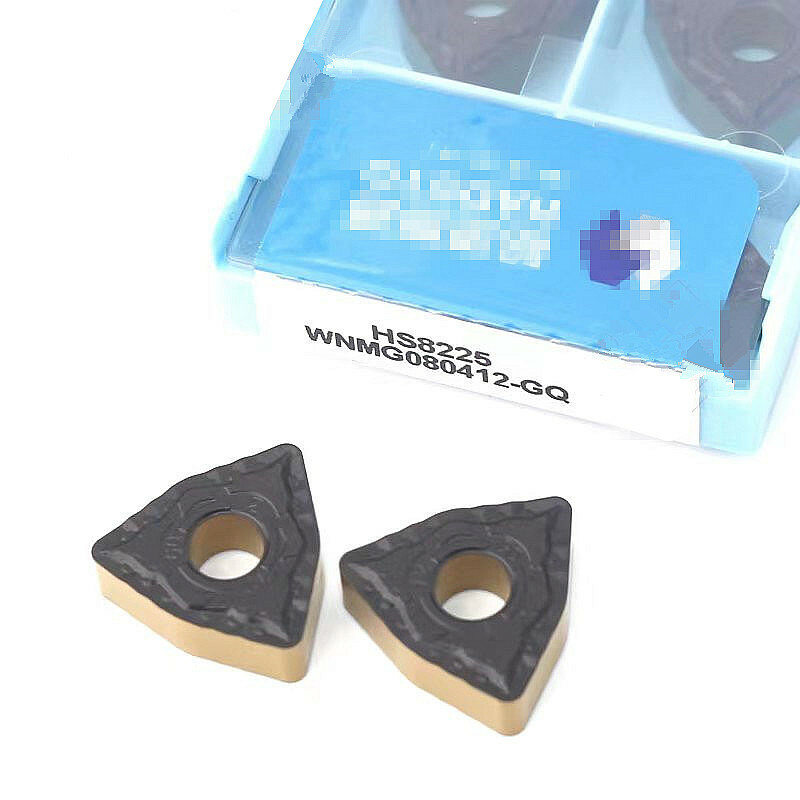 WNMG080404-GQ HS8225/WNMG080408-GQ HS8225/WNMG080412-GQ HS8225 HADSTO CNC carbide inserts Turning inserts For Steel 10PCS/BOX