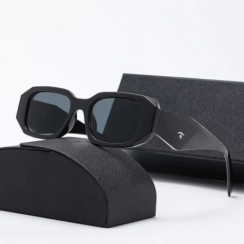 Оптовая продажа, модные солнцезащитные очки Lunette с квадратными линзами в стиле ретро с логотипом, женские роскошные брендовые дизайнерские солнцезащитные очки 2023 года для дам