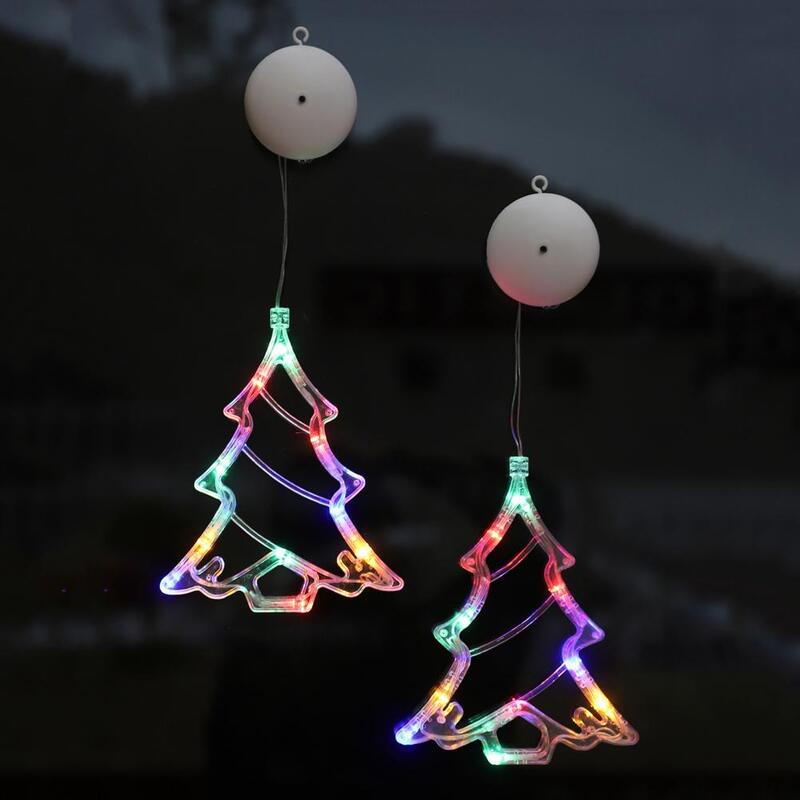 Лампа для рождественской елки Экологически чистая креативная форма праздничный реквизит Рождественская светодиодный ная лампа для рождественской елки олени Декор для дома