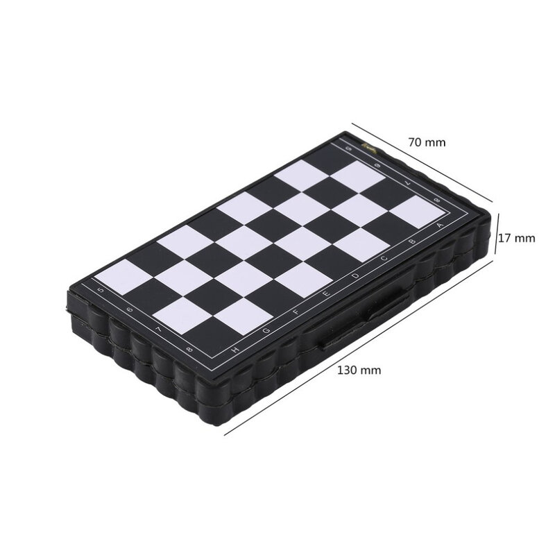 Mini juego de ajedrez Internacional para Niños, tablero de ajedrez magnético plegable de plástico, portátil, para exteriores, 2023, 1 Juego