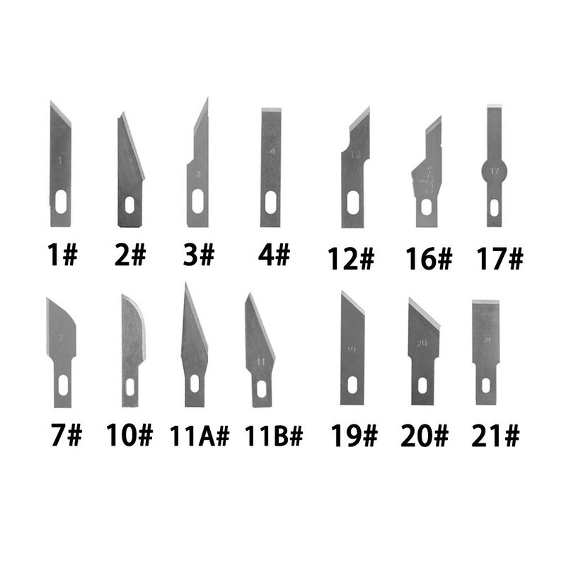 10PCS Craft Multifunction Blade Carving Blade DIY Hand Tools Optional For Cutting Wood Cardboard Paper Plastic Cloth