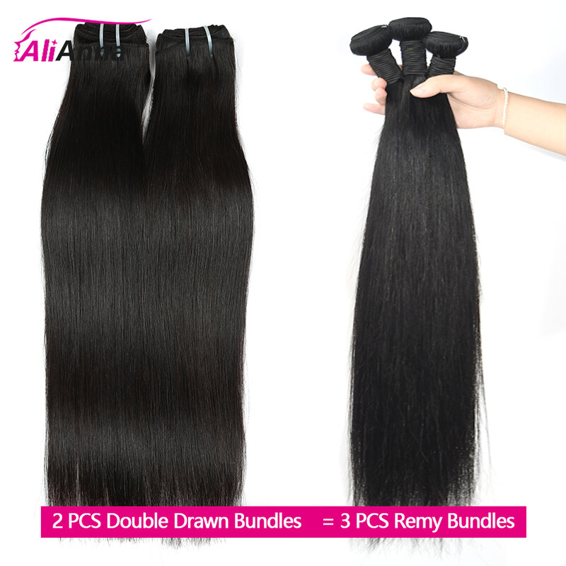 15A Double Drawn Virgin Bundles Human Hair Raw Vietnamese Hair Bundles Human Hair Straight Bundles Unprocessed Hair Extensions