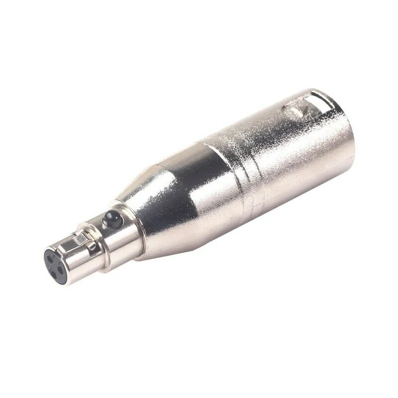 Mini Xlr 3-Pin Female Naar Xlr 3-Pin Male Plug Converter SA518 67x18x8mm