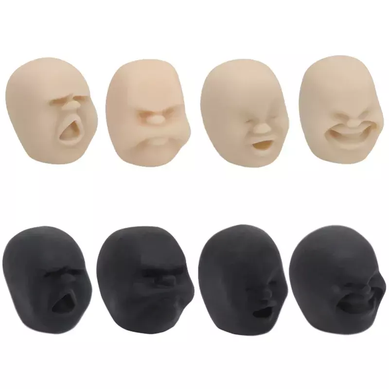 Human Face Emotion Vent Ball Squishy Toy Fun novità Antistress Ball Toy Adult Stress relief Toys Gift Fidget Toys for Anxiety