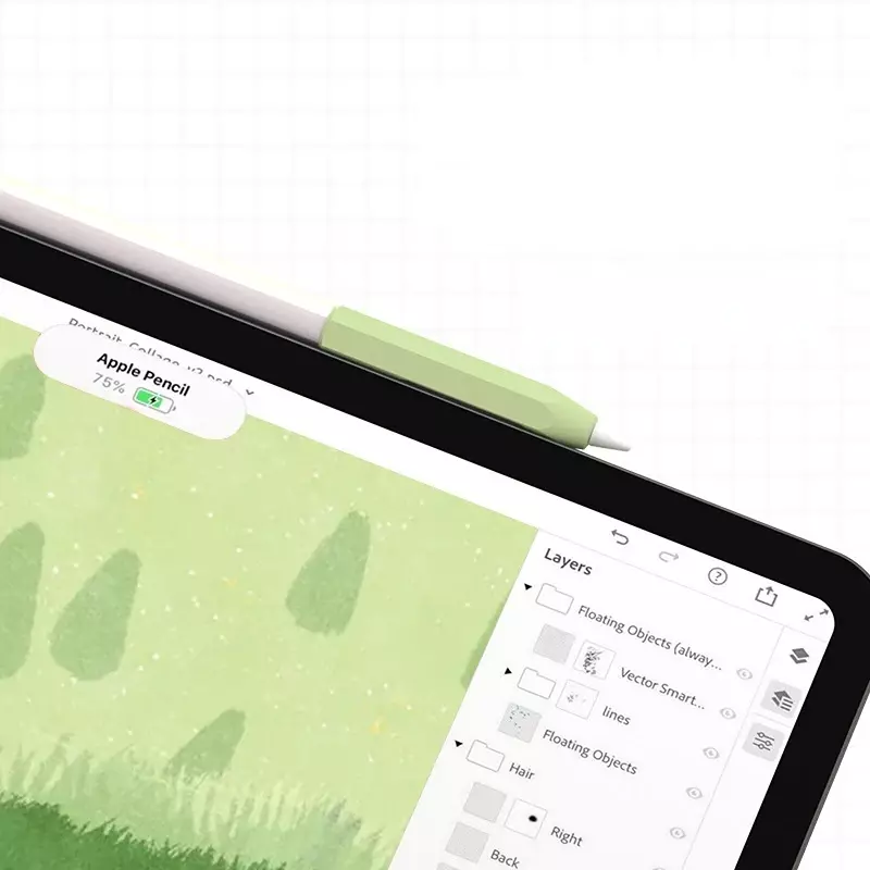 Étui en Silicone souple coloré, housse de protection antichute pour crayon Apple iPad Pro tablette stylos tactiles