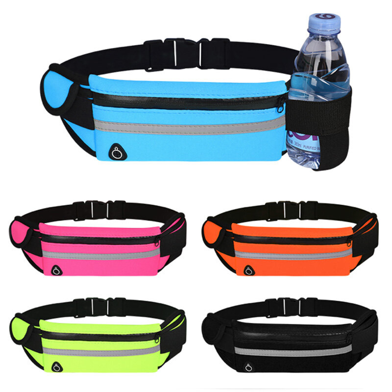 Women's and men's running waist bag, sports mobile phone bag, gym running mobile phone belt bag, jogging running bicycle bag