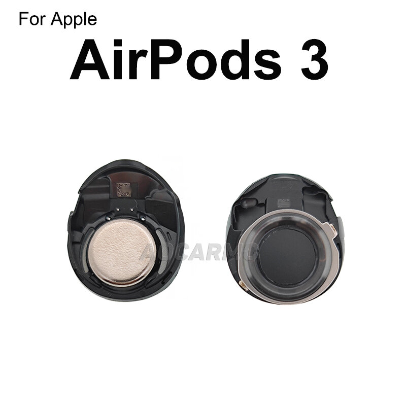 Aocarmo 애플 에어팟 1, 2, 3 프로, 프로 2 이어폰 스피커, 헤드폰 포네이션 사운드 유닛 수리 교체 부품