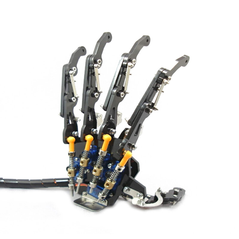 5 DOF Robot lima jari Robot Kit pendidikan logam mekanik kaki UNTUK Arduino lengan kiri dan kanan tangan DIY pemrograman Robot