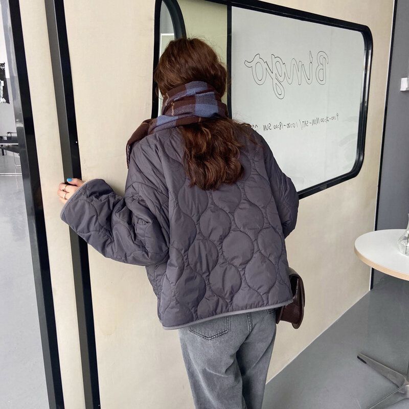 Arazooyi-abrigo liso de manga larga para mujer, chaqueta informal holgada con botonadura única, Tops elegantes para invierno, novedad de 2023