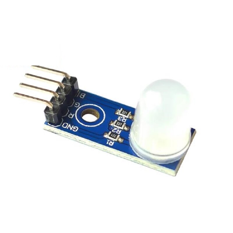 Modulo LED RGB modulo LED a tre colori 5V 10mm forma nebbia ombra comune