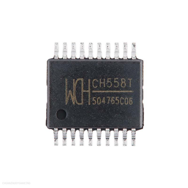 Chip de microcontrolador mejorado de 8 bits, CH558T, SSOP-20, Original y genuino