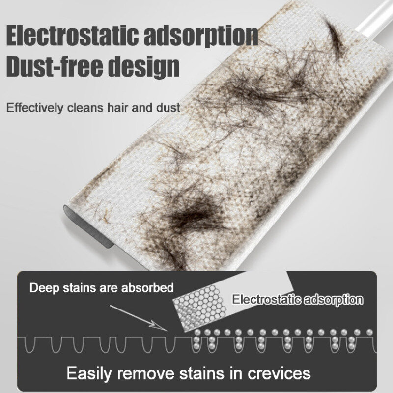 Kertas bebas debu untuk menyapu dan mengepel lantai