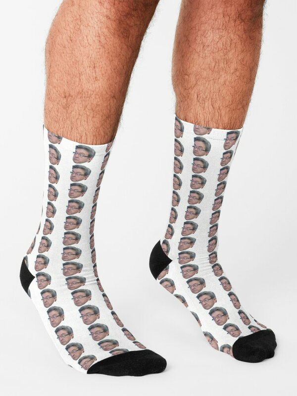 Jean Luc Melanchon Meme Socken Geschenk Neuheiten Frauen Socken Männer