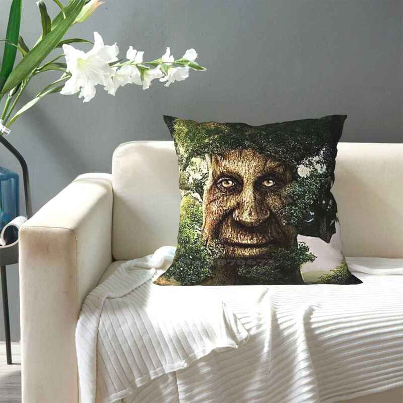 Подушки в виде мудрых мистических деревьев, оформление для спальни, украшение для дома, мудрость, мистическое дерево, смешное дубовое дерево, мистическое дерево 25