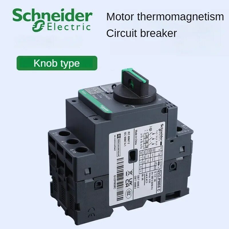 Interruptor do motor do Schneider-GV2, tipo do botão, GV2PM01C 02C 03C 04C 05C 06C 08C 10C 14C 16C 21C 22C 32C