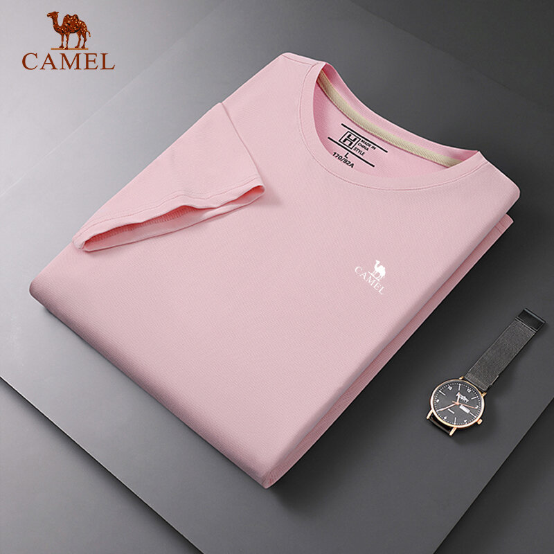 Embroidered CAMEL New Summer Polo Shirt Quick-dry Men's Short Sleeve Breathable Top Business Casual Polo-shirt for Men