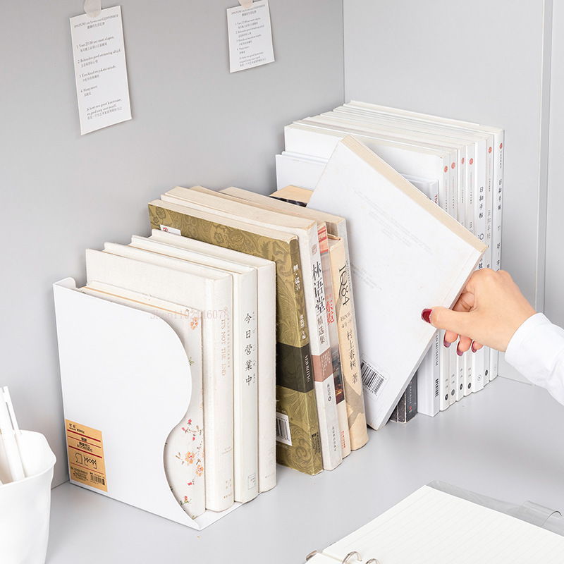 Einfache Bücherregal stehen versenkbare Schmiedeeisen Mesh Faltbuch Schall wand Buchhalter verdickt ins Wind Desktop-Buch Lagerung