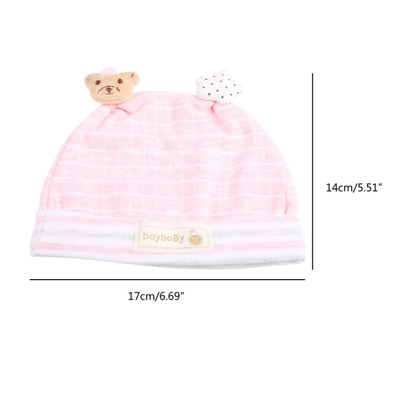 Topi Beanie Katun Lembut Bayi Turban Musim Semi Musim Panas Topi Malam Anak Laki-laki Perempuan Balita