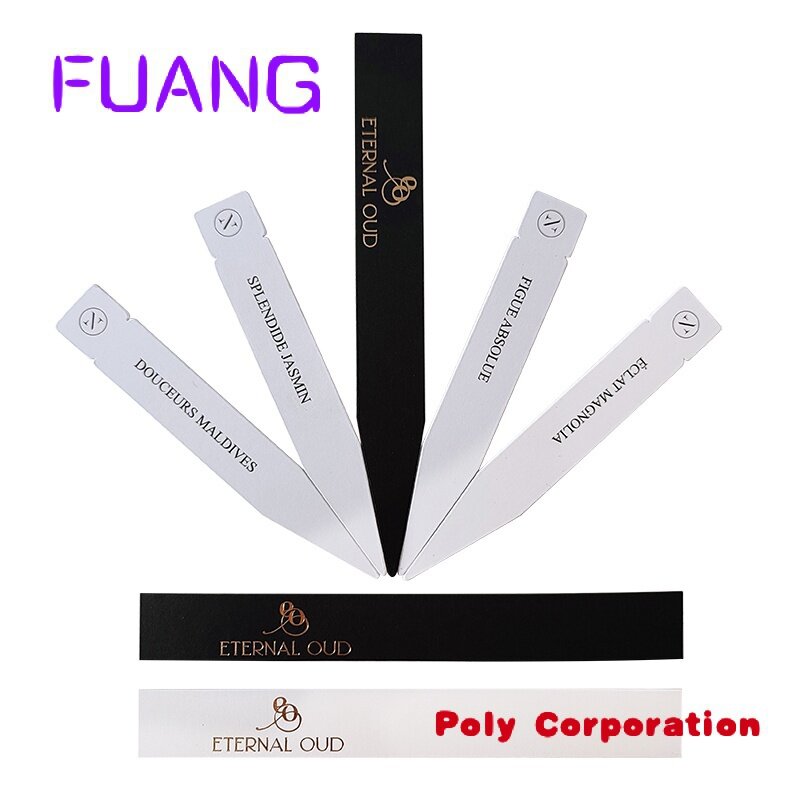 Custom  Factory supply Customized Shape Fragrance Blotter Perfume Paper Testing Strips