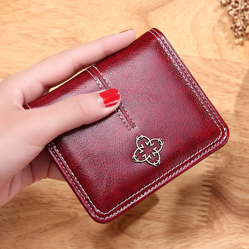 Mini portefeuille en cuir PU avec fermeture éclair pour femme, porte-cartes, porte-monnaie, sac à main, luxe, designer, mode, cadeaux pour femme