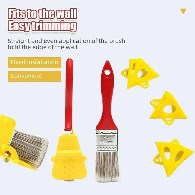 OAUEE Edger Paint Brush Paint Roller Proffesional Clean Cut Tool Multifunctional Paint Edger Rollers Brush Wall Painting Tool